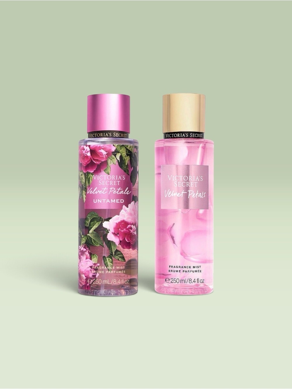 Victoria's Secret VELVET PETALS UNTAMED + VELVET PETALS Fragrance Mist~8.4 fl.oz